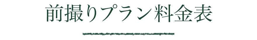 料金表